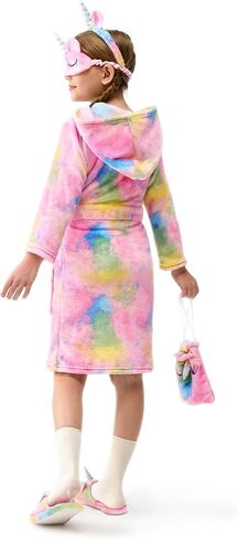 JOYIN Giggling Getup Kids Robes for Girls, Hooded Pink Toddler Bathrobe Set, Girls Christmas Pajamas in Saudi Arabia