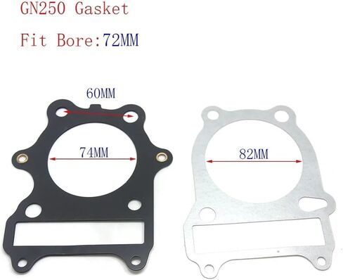 GN250 GN300 72mm 78mm 18mm 18mm cit Ring Gasket for 250 250cc 300 300cc Loncin S-k ATV Dirt Bike Parts (300cc Piston) in Kuwait