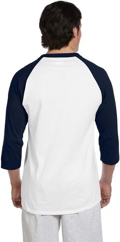 Champion Men's Contrast Raglan Sleeve Baseball T-Shirt in Saudi Arabia