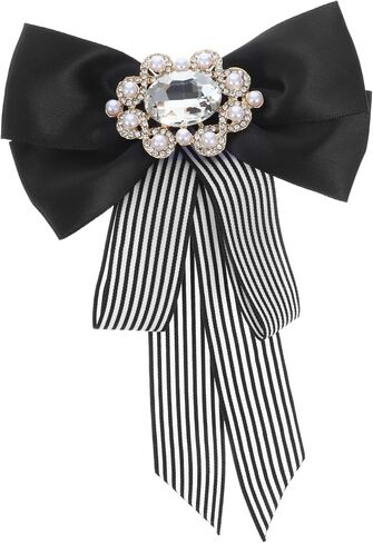 1pc bow tie للارتداء الأسود أبيض مخطط مخططي ملحق ربطة عنق المقصورة لفساتين القمصان مواد متينة in Kuwait