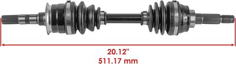 Caltric الأمامية اليمنى واليسرى محاور مفصل السيرة الذاتية كاملة متوافقة مع Kawasaki Bayou 300 KLF300C 4x4 1989-2005 in Kuwait