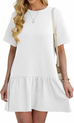 HiMONE Summer Dress for Women 2025 Cute Babydoll with Pockets Loose Fit Casual Dresses XS-2XL in Saudi Arabia