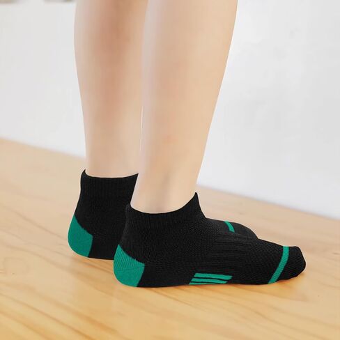 Bemeol Boys Socks 18 Pairs Boy Ankle Socks Soft Athletic Running Sports Low Cut Breathable Casual Sock for Little Big Kids in Saudi Arabia