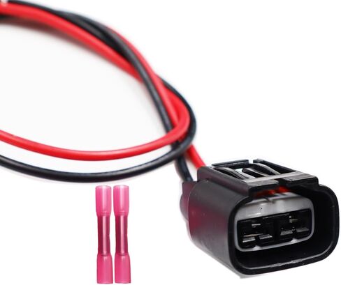 2-Way Radiator Cooling Fan Connector Compatible with 2012-2018 Honda Civic Wiring Harness Plug 7287-0179 in Saudi Arabia