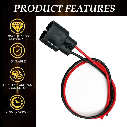 2-Way Radiator Cooling Fan Connector Compatible with 2012-2018 Honda Civic Wiring Harness Plug 7287-0179 in Saudi Arabia