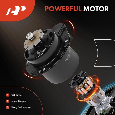 A-Premium Radiator Fan Motor Compatible with Chevy, Buick, Cadillac, GMC, Isuzu, Oldsmobile, Pontiac, Saturn & Geo Models - Impala, Camaro, Regal, 60 Special, G1500, I-Mark, 88, 6000, SC, Spectrum in Saudi Arabia