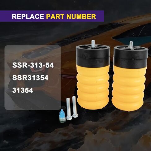 SSR-313-54 Springs Helperence Helper Air Air Frings متوافق مع 2014-2020 DODGE RAM PROMASTER 1500 2500 3500 OPTER REAP OPTERSS SOPSENSION SYSTEM SSSR31354 31354 in Kuwait