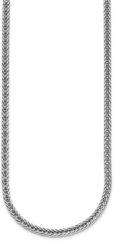 ICECARATS 925 Sterling Silver 4mm Franco Link Netlace in Kuwait