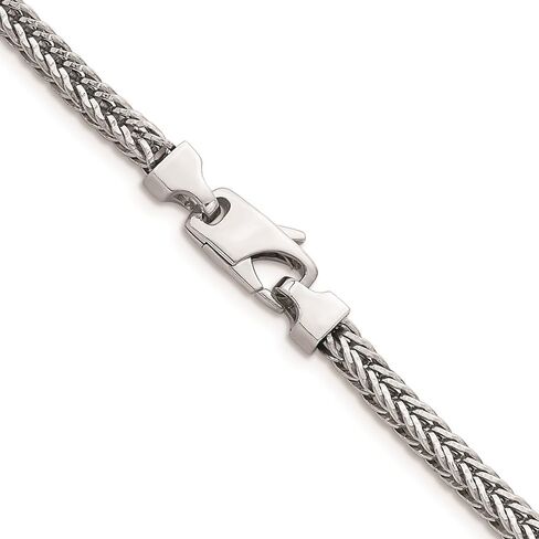 ICECARATS 925 Sterling Silver 4mm Franco Link Netlace in Kuwait