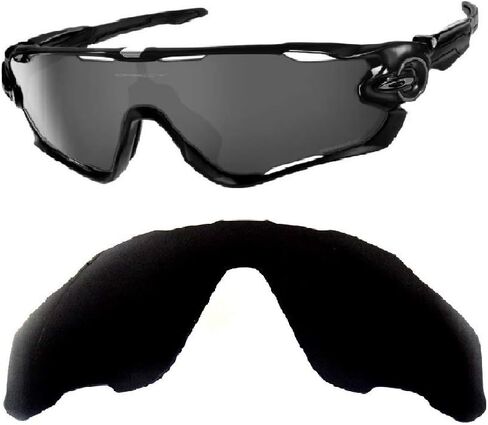 عدسات استبدال Galaxy ل Oakley Jawbreaker اللون الأسود مستقطب in Saudi Arabia