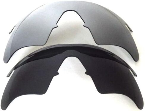 Galaxy Replacement Lenses For Oakley M Frame Heater Black&Titanium 2 Pairs in Saudi Arabia