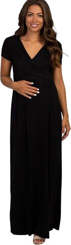 Pinkblush Olive Draped الأمومة/التمريض الفستان Maxi in Saudi Arabia