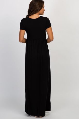Pinkblush Olive Draped الأمومة/التمريض الفستان Maxi in Saudi Arabia