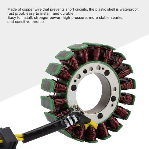 Goofit 18 Poles Magneto Stator Coil Replaction لـ 250cc 260cc CN250 CH250 Elite Roketa Water Engine ATV Scooter Engine in Saudi Arabia