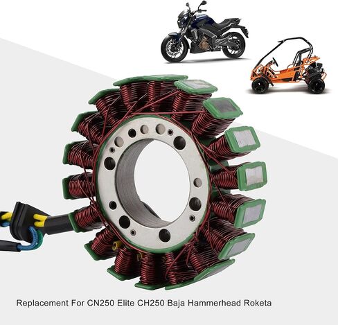 Goofit 18 Poles Magneto Stator Coil Replaction لـ 250cc 260cc CN250 CH250 Elite Roketa Water Engine ATV Scooter Engine in Saudi Arabia