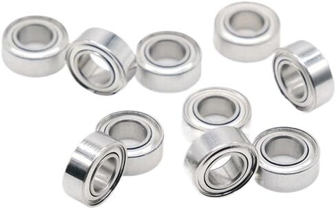 10pcs SMR74ZZ ABEC 9 تحمل كرة من الفولاذ المقاوم للصدأ تحمل 4x7x2.5 3x6x2.5 3x8x4 4x9x4 6x10x3 9x17x5 8x14x4 تحمل سرعة عالية (SMR128ZZ 8x12x2 in Kuwait