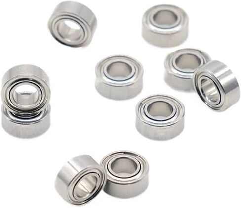 SMR74ZZ من الفولاذ المقاوم للصدأ تحمل ABEC-7 (10pcs) 4x7x2.5 مم محامل كرة مصغرة L-740ZZ (10 SMR105 5x10x3) in Saudi Arabia