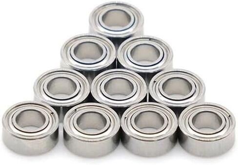 SMR74ZZ من الفولاذ المقاوم للصدأ تحمل ABEC-7 (10pcs) 4x7x2.5 مم محامل كرة مصغرة L-740ZZ (10 SMR105 5x10x3) in Saudi Arabia