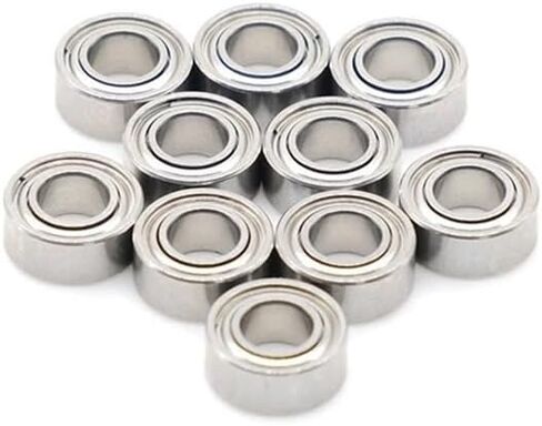 SMR74ZZ من الفولاذ المقاوم للصدأ تحمل ABEC-7 (10pcs) 4x7x2.5 مم محامل كرة مصغرة L-740ZZ (10 SMR105 5x10x3) in Saudi Arabia