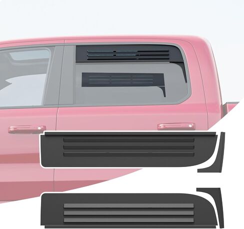 لوحة التهوية Louvers متوافقة مع 2019-2025 Dodge RAM 1500 CREW CAB VENT DEFLECTO in Saudi Arabia