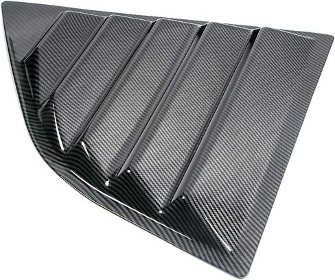IKON MOTORSPORTS, Window Scoops Fits 2008-2023 Dodge Challenger, XE V2 Style Carbon Fiber Print PP Window Vents Guards in Kuwait