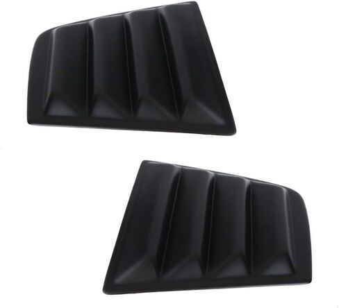 Ikon Motorsports ، Window Counver متوافق مع 2011-2023 Dodge Charger ، نمط V2 ، خلف ورباع الجانبية كوافيس in Saudi Arabia