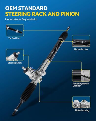 PHILTOP Power Steering Rack and Pinion Assembly Compatible with 2007-2009 Santa Fe Replace 26-2425 in Saudi Arabia