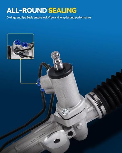 PHILTOP Power Steering Rack and Pinion Assembly Compatible with 2007-2009 Santa Fe Replace 26-2425 in Saudi Arabia