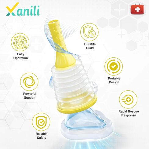 Choking Rescue Device for Kids and Adults, Anti-Choking Device with 3 Mask Sizes, Portable Airway Suction Device - Home Kit in Saudi Arabia