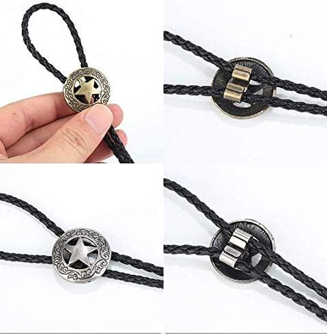 رجال بولو التعادل الأصلي رعاة البقر الرجعية الثور Longhorn Bola العلاقات يدويا أزياء الأزياء المصنوعة يدويًا in Kuwait