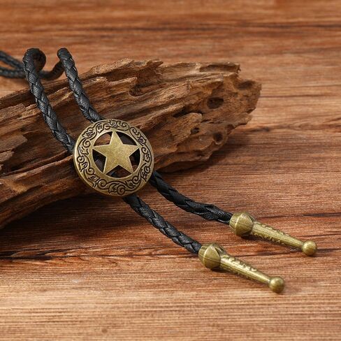 رجال بولو التعادل الأصلي رعاة البقر الرجعية الثور Longhorn Bola العلاقات يدويا أزياء الأزياء المصنوعة يدويًا in Kuwait