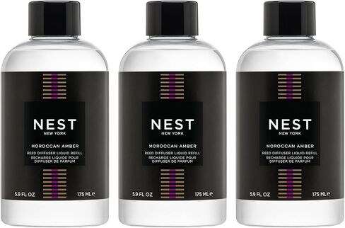 Nest New York Reed Diffuser Liquid Bundle ، Grapefruit - يشمل ثلاث زجاجات ملء 5.9 أوقية in Kuwait