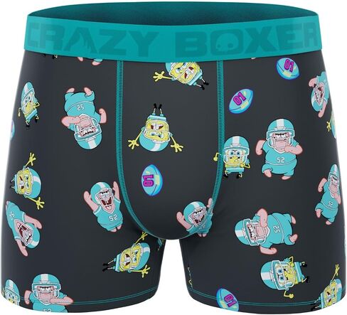 Crazyboxer Men للملابس الداخلية SPONGEBOB Squarepants الأصلي مقاوم الملاكم موجز in Kuwait