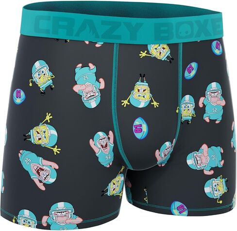 Crazyboxer Men للملابس الداخلية SPONGEBOB Squarepants الأصلي مقاوم الملاكم موجز in Kuwait