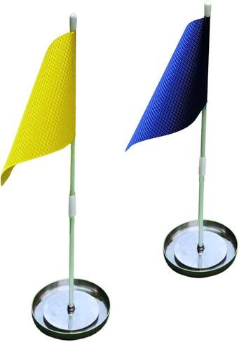 كوب معدني لوضع الجولف مع فتحة لتدريب الجولف على شكل علم من أجل وضع الجولف باللون الأخضر في الأماكن المغلقة والمفتوحة in Kuwait