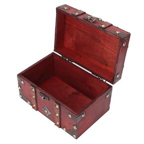 Retro Jewelry Box, Jewelry Storage Box Retro Storage Box Jewelry Jewelry Box Home Photographic Decoration Wooden Box Crafts