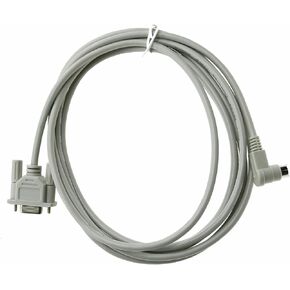 Twinkle Bay Micrologix Programming Cable, Compatible 1761-CBL-PM02 1000, 1100, 1200, 1500 Series with 8 Pin Round and 90 Degree End