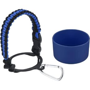 PATIKIL Water Bottle Holder, Paracord Handle Carrying Lanyard Strap Carrier with Ring for Wide Mouth Bottles