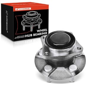 A-Premium Rear Wheel Bearing and Hub Assembly with 5-Lug Compatible with Toyota Corolla 2003-2008, Matrix 2003-2008, Celica 2000-2005 & Pontiac Vibe 2003-2008, FWD and with Non-ABS, Replace # 512216