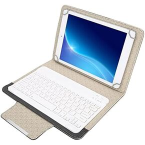 Goshyda 9.7 10.1inch Universal Tablet PU Protective Case Cover + Bluetooth Keyboard for Android/for iOS/for Win, for Air/for Samsung/for Huawei