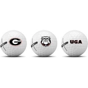 Georgia Bulldogs (Officially Licensed) 3 Pack Taylormade Golf Balls