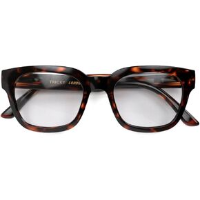 LONDON MOLE Eyewear | Tricky Reading Glasses | Rectangular Glasses | Cool Readers | Men's Women's Unisex | Spring Hinges