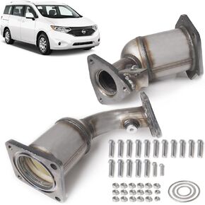 Front Left & Right Catalytic Converter Set Exhaust Pipe Fit for Nissan Altima Murano Quest Pathfinder Infinit JX35 QX60 3.5L OE#40886 40885 16702