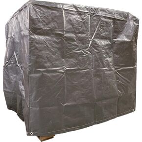 4 Ft. x 5 Ft. x 4 Ft. Heavy Duty Silver Poly Pallet Cover