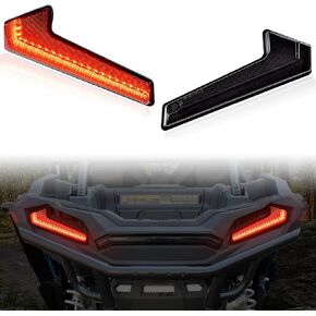 LED Tail Lights Assembly for Polaris RZR XP Turbo Sportsman 1000 2018-2021, Brake Stop Tail lights Taillights Rear Lamps Accessories Smoked Black, 2PCS