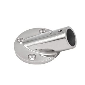 Marine 316 Stainless Steel 30 Degree Round Base for Boat 7/8'' Hand Railing Fittings Hardware