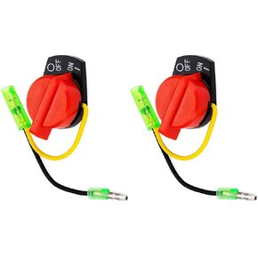 2 Pack 36100-ZE1-015 36100-883-005 Replacement Engine Stop Switch for Honda GX120 GX160 GX200 GX240 GX270 GX340 GX390 Engine