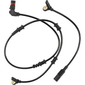 BOXI 2PCS Front/Rear+Left/Right ABS Wheel Speed Sensor Fit for Mercedes-Benz GL320/GL350/GL450/GL550/ML320/ML350/ML450/ML500/ML550/ML63 AMG/R320/R350/R500/R63 AMG | ALS365 1645400717 ALS376 1645400917