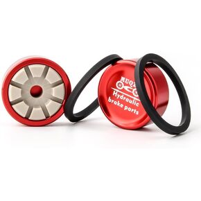 Bicycle Hydraulic Disc Brake Pistons Kits, for Shimano SLX XT XTR Caliper, Aluminum Alloy, Not Ceramic Accessories, Pack of 2 Pistons for One Caliper Service