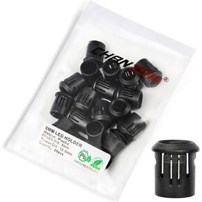 Chanzon 50pcs 3mm Led Holder for Light Emitting Diodes,Diode Lights,Bulb